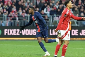 Dembele từng lập hat-trick vào lưới Brest chưa đầy hai tuần trước