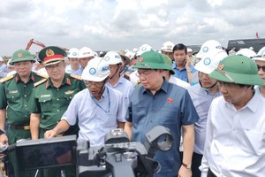 NA Chairman checks construction progress of Long Thanh Airport project