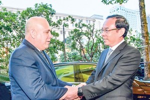 HCMC Party chief greets high-ranking delegation from Cuba