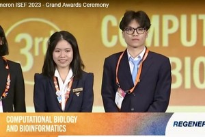 Vietnamese students win prizes at int’l science and engineering fair