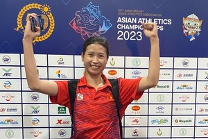 2023 Asian Championships: Vietnam wins bronze medal in women’s triple jump event