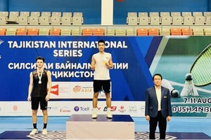 Le Duc Phat earns men’s singles title at Tajikistan International Series 2023