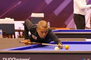 Vietnamese billiards stars advance to international championship knockout stage