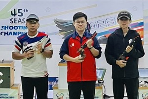 Vietnamese marksmen bag more medals at 45th SEASA Shooting Championships