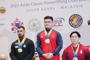 Vietnam wins first gold at 2023 Asian Classic Powerlifting Championships