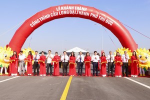 Long Dai Bridge in Thu Duc City open to traffic