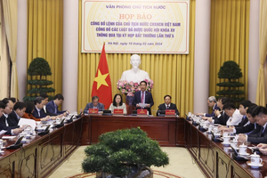 Two newly-adopted laws announced