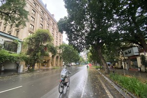 Southern, Central Highlands provinces possibly experience localized showers