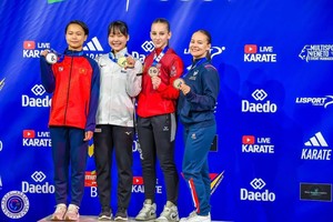 Nguyen Mai Quynh Anh wins silver at world youth karate championships