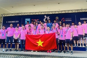 Vietnam wins 27 golds, places second at SEA Age Group Swimming Championships