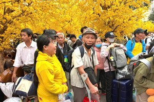 Free home return for workers, disabled, disadvantaged students for Tet