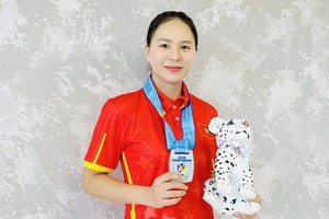 Trinh Thu Vinh wins 25m pistol bronze at Asian Shooting Championships 2025