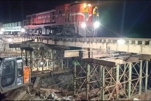 North–South railway restored after typhoon Kalmaegi