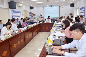 The conference to introduce new tasks and targets for 2021 of the HCMC Department of Science and Technology (Photo: hcmcpv)
