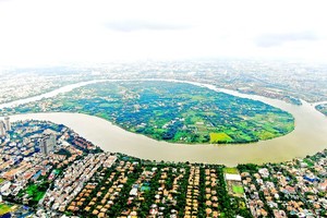 Binh Quoi – Thanh Da urban area project with a surface area of 426ha has been suspended for 28 years. (Photo: SGGP)