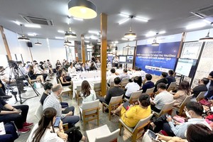 SIHUB organizes various activities to support innovative startups, attracting a large number of participants. (Photo: SGGP)