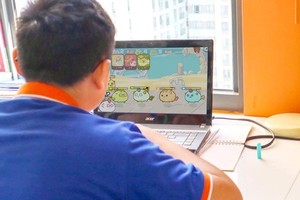 The interface of Axie Infinity. (Photo: SGGP)