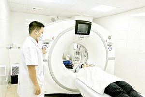 Modern medical equipment in Vietnam National Cancer Hospital helps to improve disease treatment quality