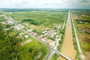 Tan An Hoi Commune of Cu Chi District belongs to the planning of the new Northwest Urban Area. (Photo: SGGP)