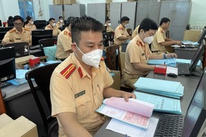 PC08 is reviewing and supplementing missing information for road vehicles in HCMC