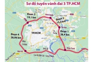 The map of HCMC’s Ring Road No.3