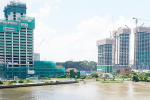 A real estate project near Ba Son Bridge and Metro Route No.1 station (Photo: SGGP)