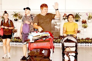 An international tourist group coming to HCMC on August 15 (Photo: SGGP)