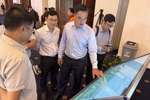 The municipal’s Information and Communications Department is introducing the city’s digital map at the Digital Transformation Week 