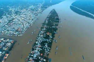 Mekong Delta struggling to maintain freshwater