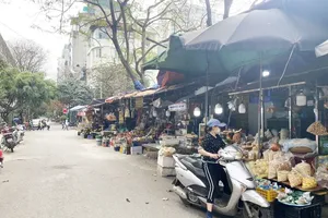 The C2 land lot is now turned into a temporary street market