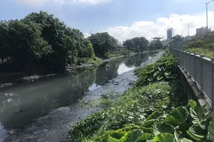 Xuyen Tam Canal in Binh Thanh District of HCMC