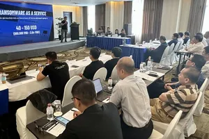 An information security event is being held in HCMC to help businesses and people prevent cyberattacks (Photo: SGGP)