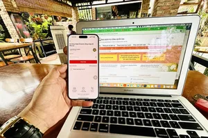 Individuals can now register for new national ID card appointments on VNeID (Photo: SGGP)