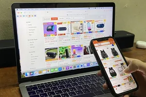 The public are now used to online shopping, a popular channel of information leak (Photo: SGGP)