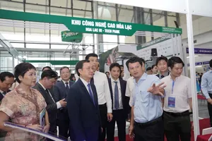Many booths are displaying their products at the event “Techconnect and Innovation in Vietnam 2024” (Photo: SGGP)