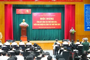 The year-end review conference of the HCMC Tax Department (Photo: SGGP)