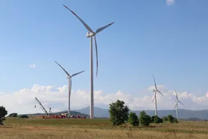 Phu Lac Wind Energy project in Tuy Phong District of Binh Thuan Province (Photo: SGGP)