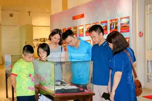 Visitors at the Con Dao Museum