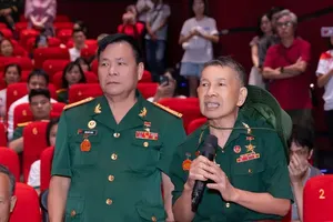 Veterans who directly participated in the Battle of Quang Tri Citadel in 1972 are attending the premiere of the film “Red Rain” in Hanoi 
