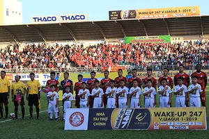 Đội TPHCM đang tạm dẫn đầu với 6 điểm. Ảnh: Minh Trần