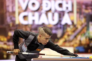 Trần Quyết Chiến xuất sắc ngược dòng vô địch carom 3 băng châu Á