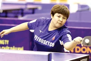 Mai Hoàng Mỹ Trang vẫn là tay vợt số 1 của TPHCM. Ảnh: DŨNG PHƯƠNG