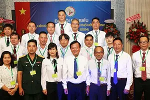 Ban chấp hành liên đoàn bắn súng TPHCM. Ảnh: Dũng Phương