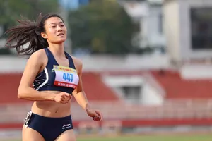 Lê Tú Chinh giúp đoàn thành phố hoàn thành chỉ tiêu đoạt nhất toàn đoàn. Ảnh: Dũng Phương