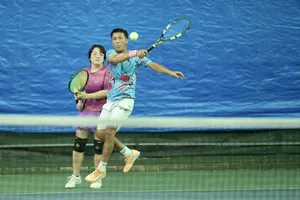 Sôi nổi và kịch tích giải quần vợt Cơ điện lạnh Bách Khoa cuối năm 2023. Ảnh: Quỳnh Mai