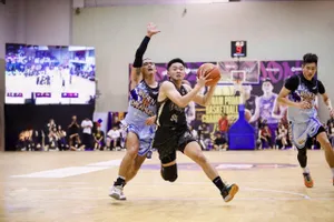 Chung kết Bóng Rổ Vietnam ProAm Basketball Championship 2024 - Đội 3F Galaxy lên ngôi vô địch. Ảnh" Quỳnh Mai
