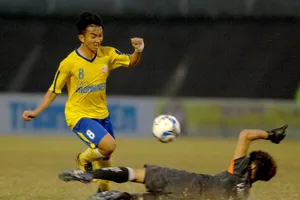 Công Minh tiếp tục tỏa sáng trong chiến thắng của Đồng Tháp trước Viettel. Ảnh: NGUYỄN NHÂN