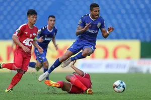 Luiz, tác giả bàn thắng quý giá cho Becamex Bình Dương. Ảnh: DŨNG PHƯƠNG