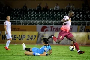 Trận thắng 3-0 của CLB Sài Gòn ở lượt đi. Ảnh: Đức Duy