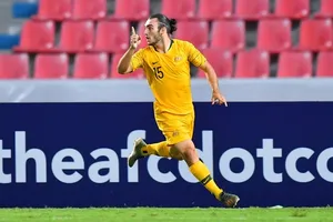 D'Agostino ghi bàn cho Australia. Ảnh: AFC